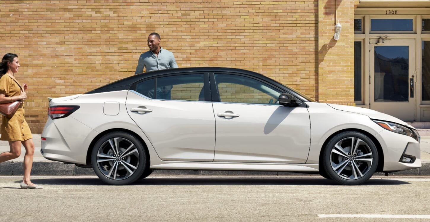 2023 Nissan Sentra parked on the street - Top Budget Cars 4 of 4